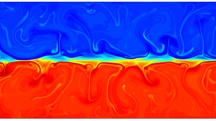 Image of a clear stratification. <i>-image: Hereon-</i> Layers_nice